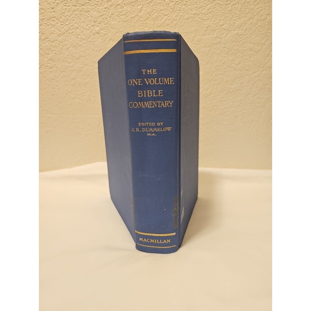 The One Volume Bible Commentary Hardcover 1961 Vintage Ed. By J.R. Dummelow